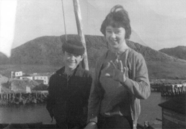 461: Calvin Kerrivan and Lorraine Kerrivan. (circa 1963) [courtesy of Lorraine Kerrivan]  - Calvin son of Leo Kerrivan &amp;amp; Sarah Norman; Lorraine daughter of James Kerrivan &amp;amp; Josephine Norman